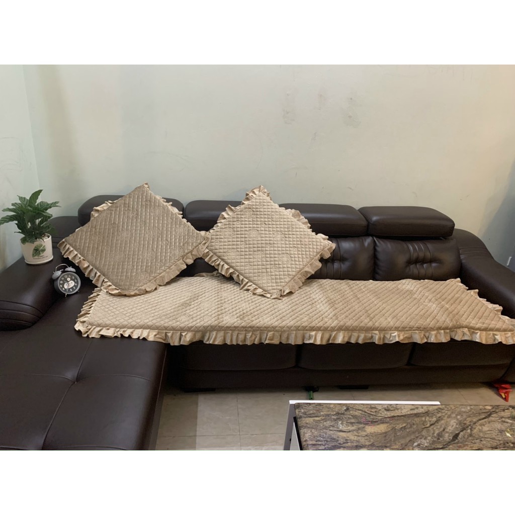 Thảm trải ghế sofa , đệm ghế nhung mịn , thảm trải trên ghế gỗ giá rẻ TG03 (ẢNH THẬT)