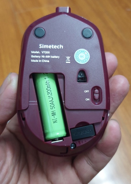 Chuột Không Dây Simetech- V7200 Pin Sạc