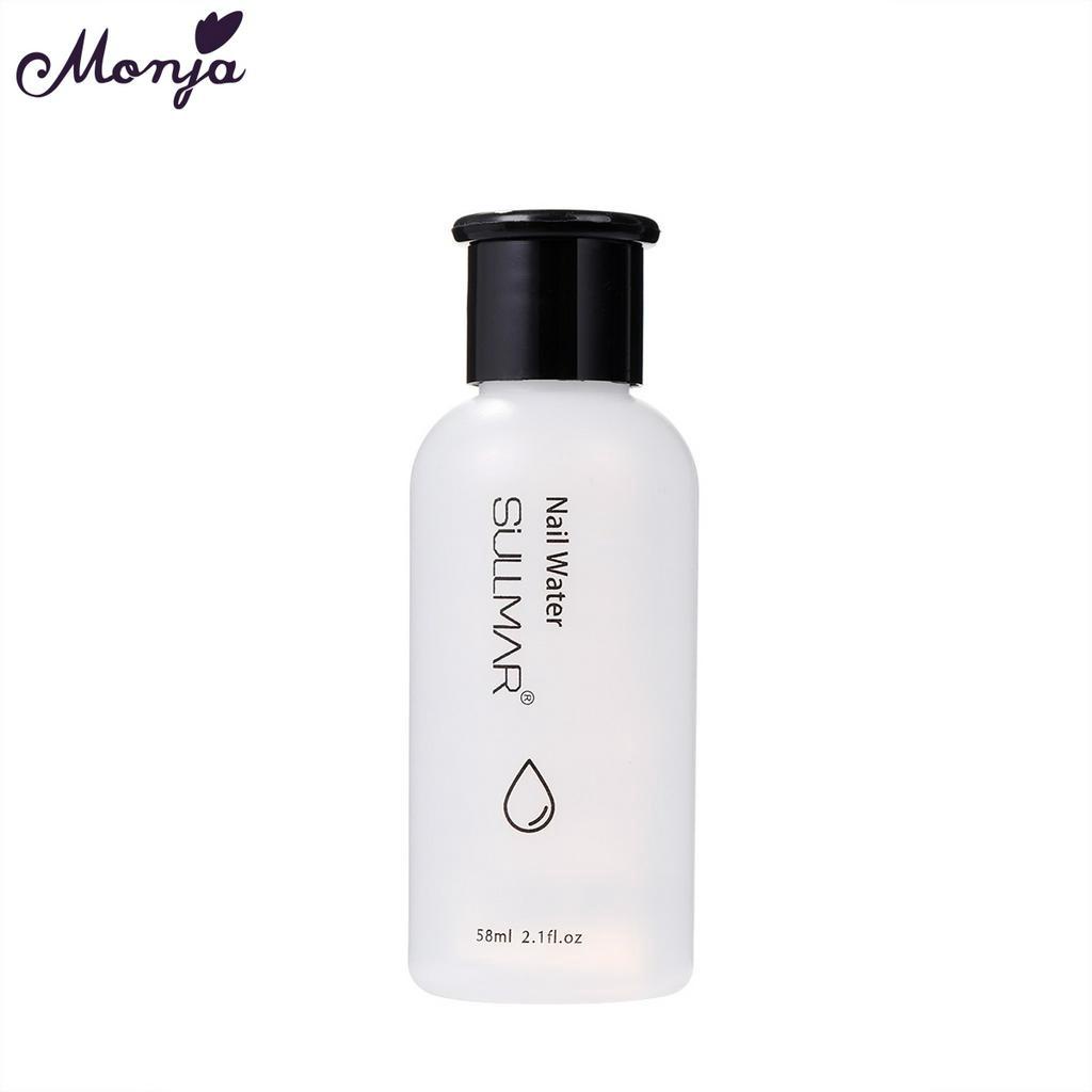 MONJA [Hàng mới về] Dung Dịch Loại Bỏ Sơn Móng Tay Uv Hiệu Ứng Lấp Lánh Tiện Dụng 58ml