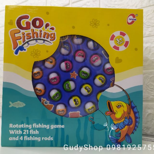 [ẢNH THẬT+VIDEO] Bộ đồ chơi câu cá Go Fishing