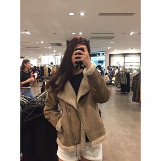 Áo da lộn zara auth tuồn - HÀNG CÓ SẴN