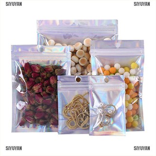 Set 10 Túi Zip Lá Nhôm Trong Suốt Đựng Trang Sức