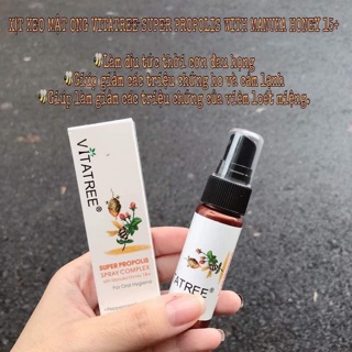 Xịt họng keo ong Vitatree