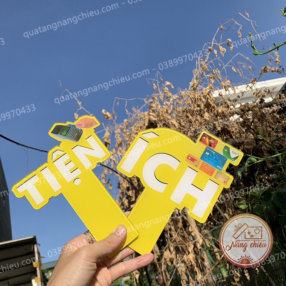 Bảng cầm tay, đạo cụ chụp ảnh_ bảng hiệu xinh giá rẻ