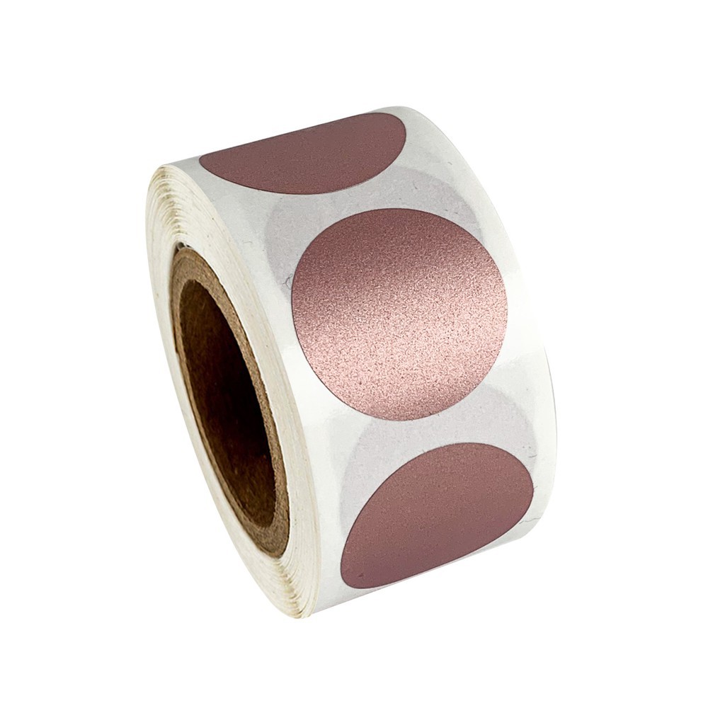 300pcs Round rose gold Scratch Off Stickers 2.54 cm Labels sticker is useful for tickets,games,party,wedding,baby shower