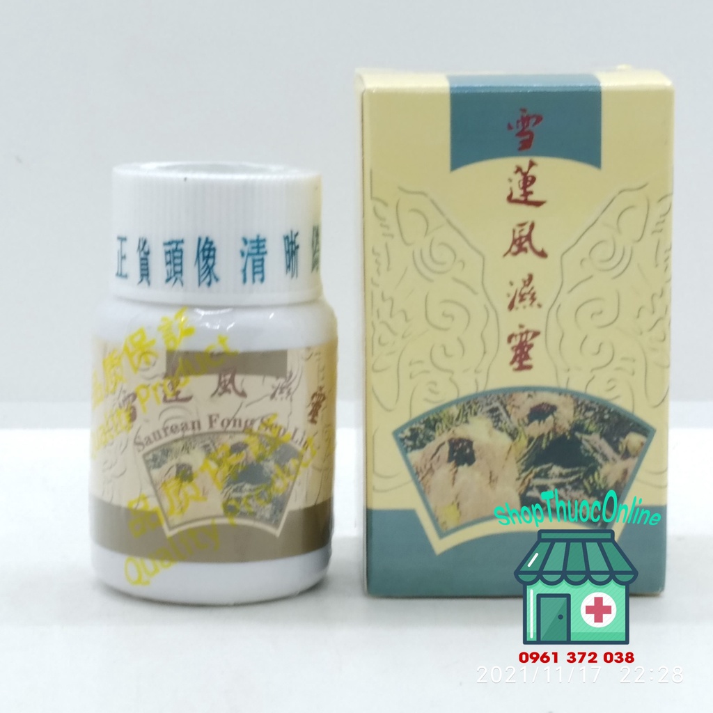 TUYẾT LIÊN PHONG THẤP LINH  lọ 30 viên