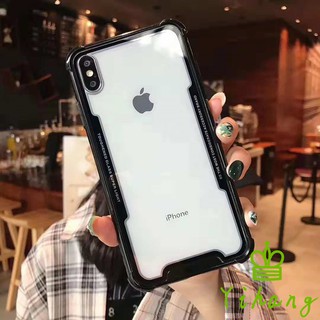 iPhone XS Max XR Tempered Glass Hard Back Case