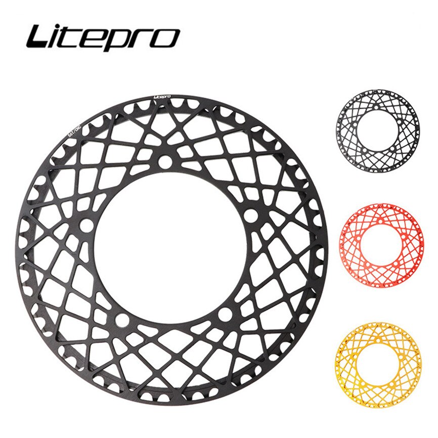 Đĩa xích xe đạp Litepro BMX 53 / 56 / 58T BCD130 bằng hợp kim nhôm cao cấp
