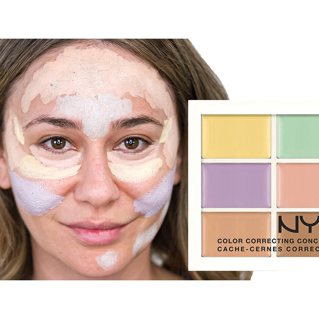 Che khuyết điểm triệt sắc 6 ô NYX Professional Makeup Color Correcting Palette - chumia | BigBuy360 - bigbuy360.vn