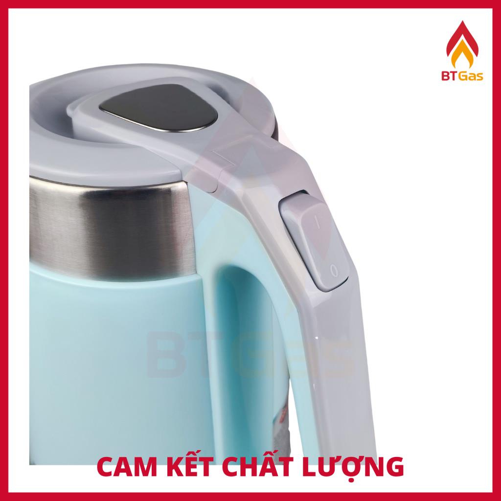 Bình đun siêu tốc, ấm siêu tốc Inox 2 lớp chống phỏng đun nước siêu nhanh Ladomax HA-886 2.3L