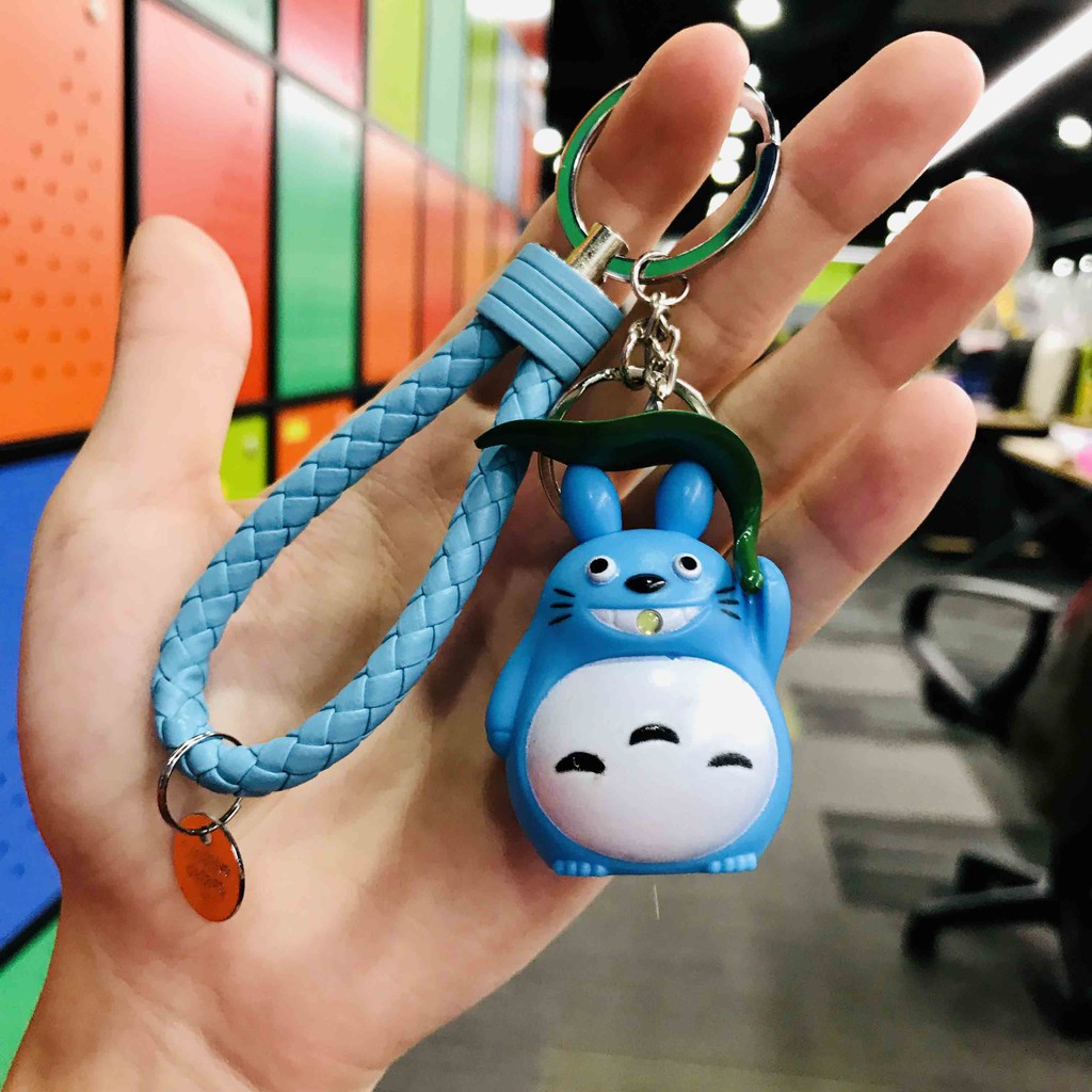 Móc khóa ĐÈN LED PHÁT ÂM Stitch - cá heo - totoro