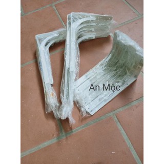 [AN MỘC] Combo 5 bộ Con sơn, bas kệ, giá đỡ chữ L sơn tĩnh điện trắng bền đẹp