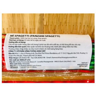 Mì Spaghetti Panzani 400g