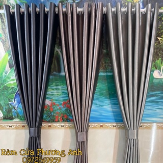 Rèm cửa chống nắng màu xám nâu - nhiều kích thước