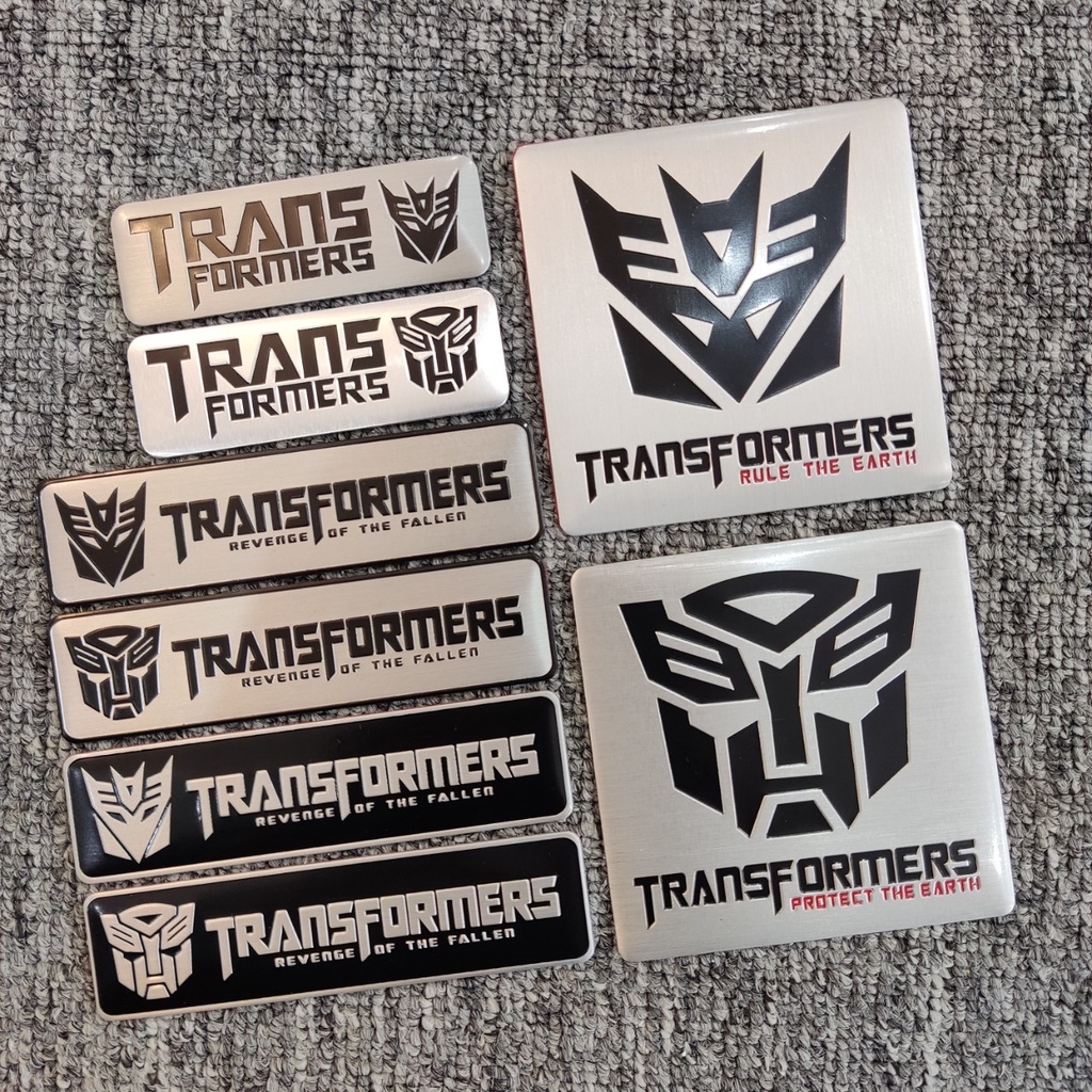 Tem nhôm dán xe Transformer protect destroy tổng hợp nhiều kích thước