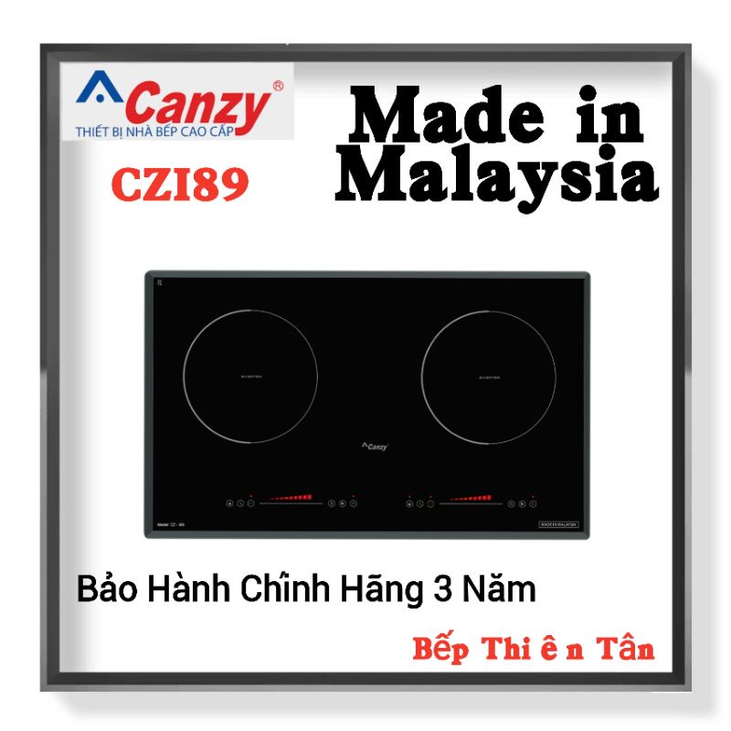 Bếp Từ Đôi Nhập Khẩu Nguyên Chiếc Malaysia CANZY CZI89