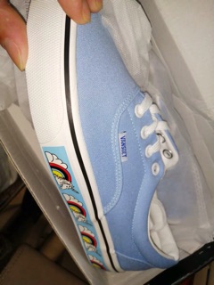 Giày ulzzang dáng vans có ảnh thật (SẴN BLUE 40)