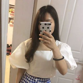Áo croptop tay bồng thời trang🥰🥰🥰