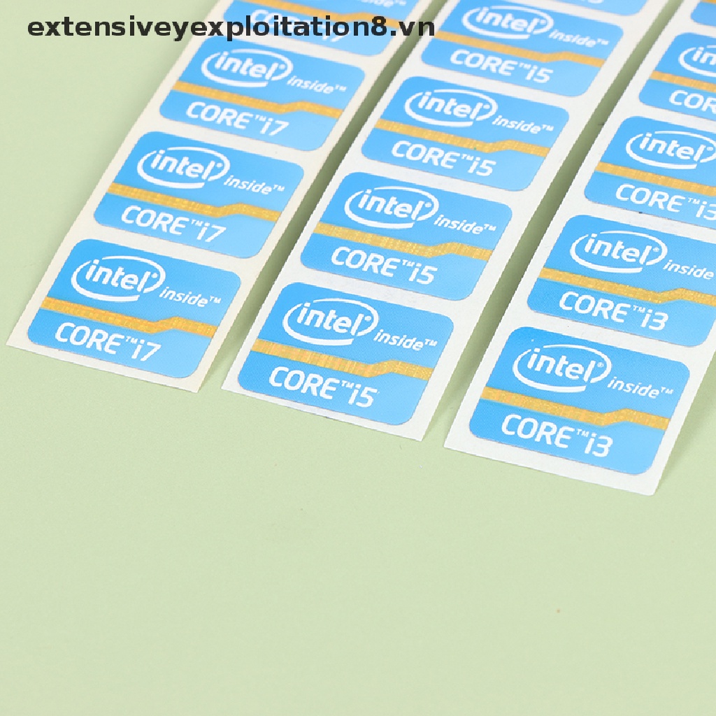 【extensive】 Ultrabook Performance Label Sticker Laptop Logo Sticker Intel Core i3 i5 i7 【vn】