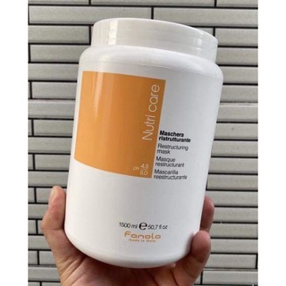Kem mượt tóc fanola nutri care 1500ml - ủ, xả hấp 3in1 – siêu mượt, siêu thơm, siêu phục hồi tóc khô, xơ, hư, nát