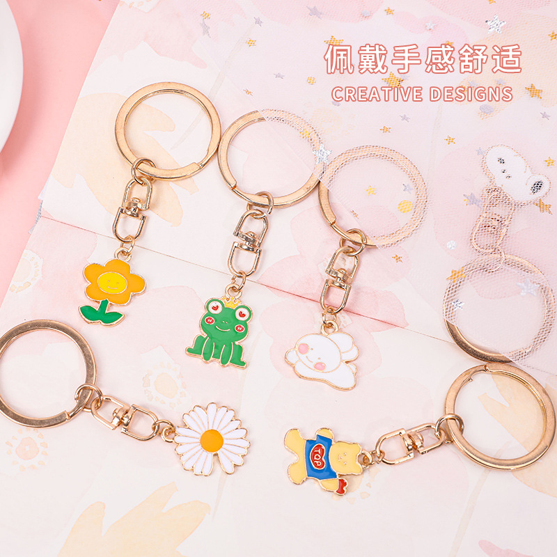 Móc Khóa Kim Loại Dễ Thương Sáng Tạo