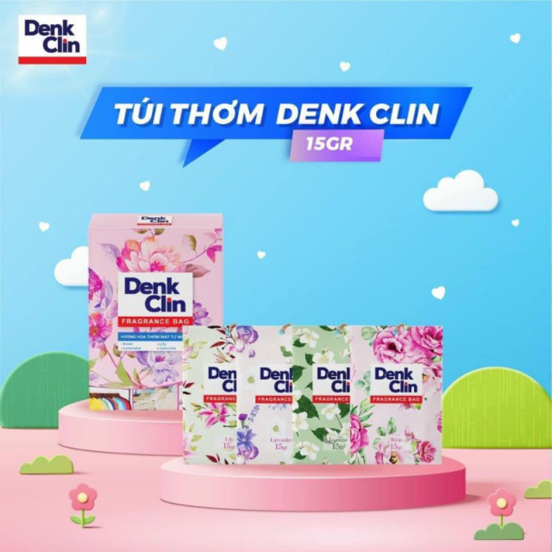 Combo 4 Túi thơm treo tủ quần áo giảm ẩm mốc
