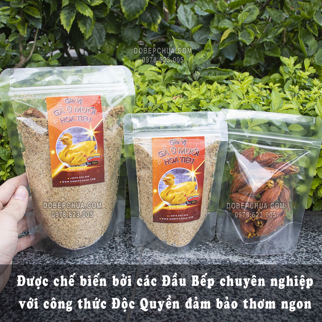 GIA VỊ LÀM GÀ Ủ MUỐI HOA TIÊU ĐÓNG SẴN THƠM NGON, TIỆN LỢI