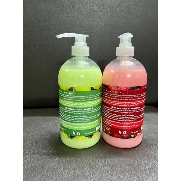 [ Hoả Tốc] Nước rửa tay Chai Lớn Dr Clean 1L và chai 500ml ( có hoá đơn đỏ cho khách cần)