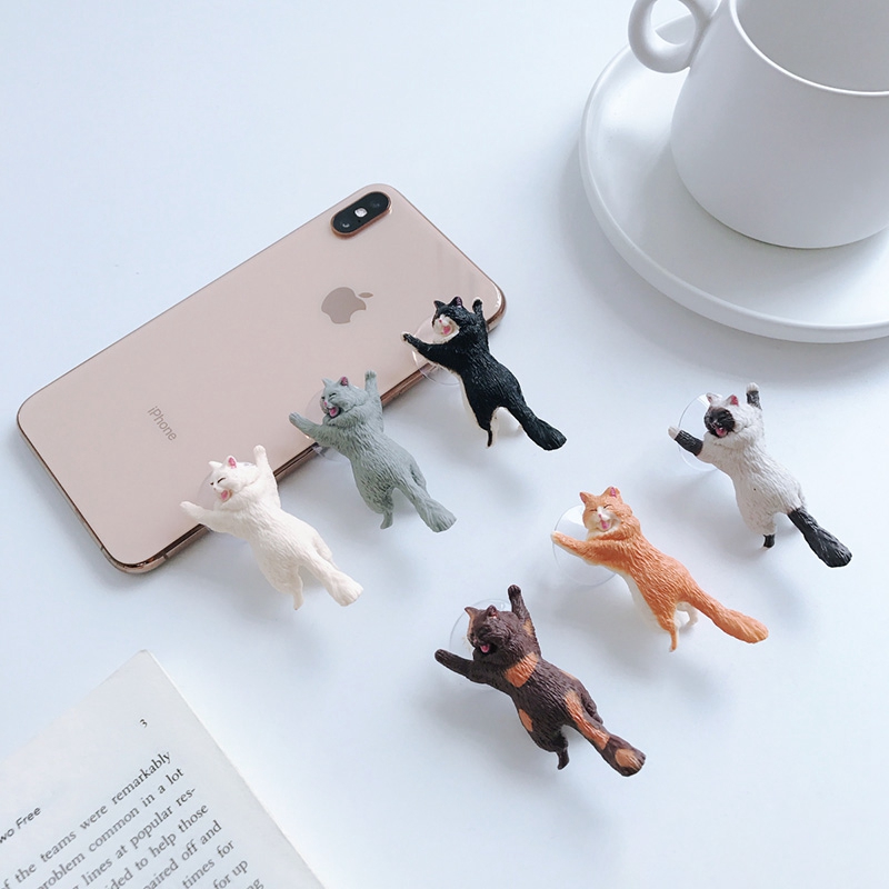 Giá Đỡ Điện Thoại Để Bàn Hình Mèo Dễ Thương