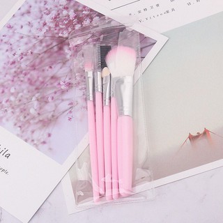 Bộ 5 cọ trang điểm mini Hồng