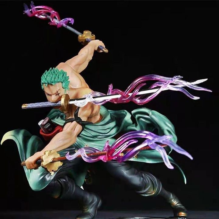 Mô Hình Nhân vật Zoro Tam Kiếm One Piece Chất Liệu Cao Cấp Full Hiệu Ứng Haki - Phiên Bản Đặc Biệt - Mô Hình Figure