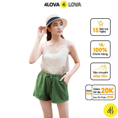 Áo 2 dây nữ basic 4LOVA chất liệu lụa cao cấp nhiều màu đẹp quyến rũ, sang trọng