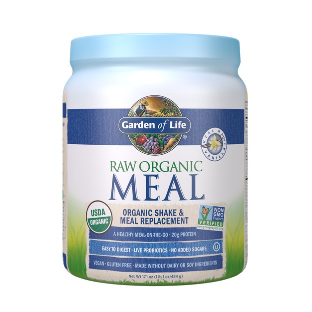 Bột Protein hữu cơ thay bữa ăn thuần chay (Raw Organic Meal) - Garden of Life - HCMShop