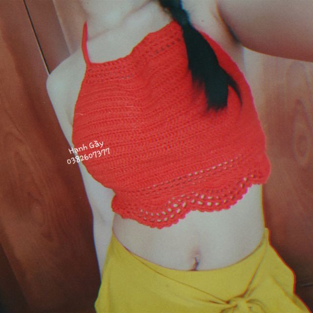 Áo len móc đi biển (Ảnh tự chụp thật) | BigBuy360 - bigbuy360.vn