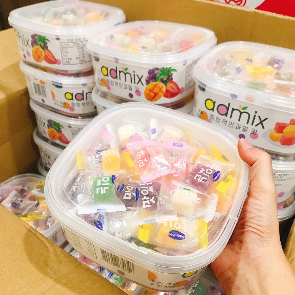 Quận 10 - Kẹo Dẻo Trái Cây Admix Hộp 308g