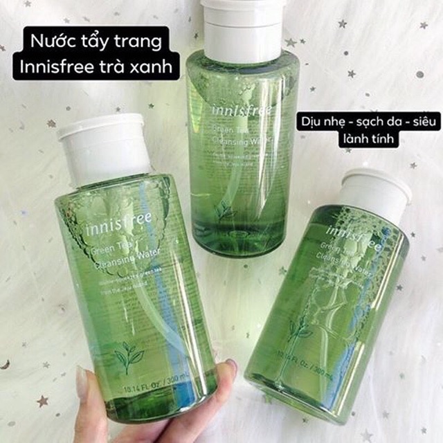 [ Date 2023] Nước Tẩy Trang Trà Xanh Innisfree Green Tea Cleasing Water 300ml