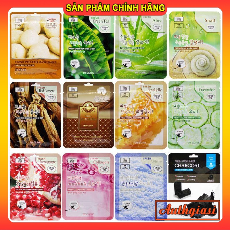 Mặt nạ 3W Clinic Mask Sheet dưỡng da 23ml