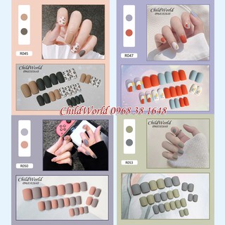 Bộ 24 móng tay giả cực xinh Bảng 2 (Kèm DEAL HOT -> dùng nhiều lần)