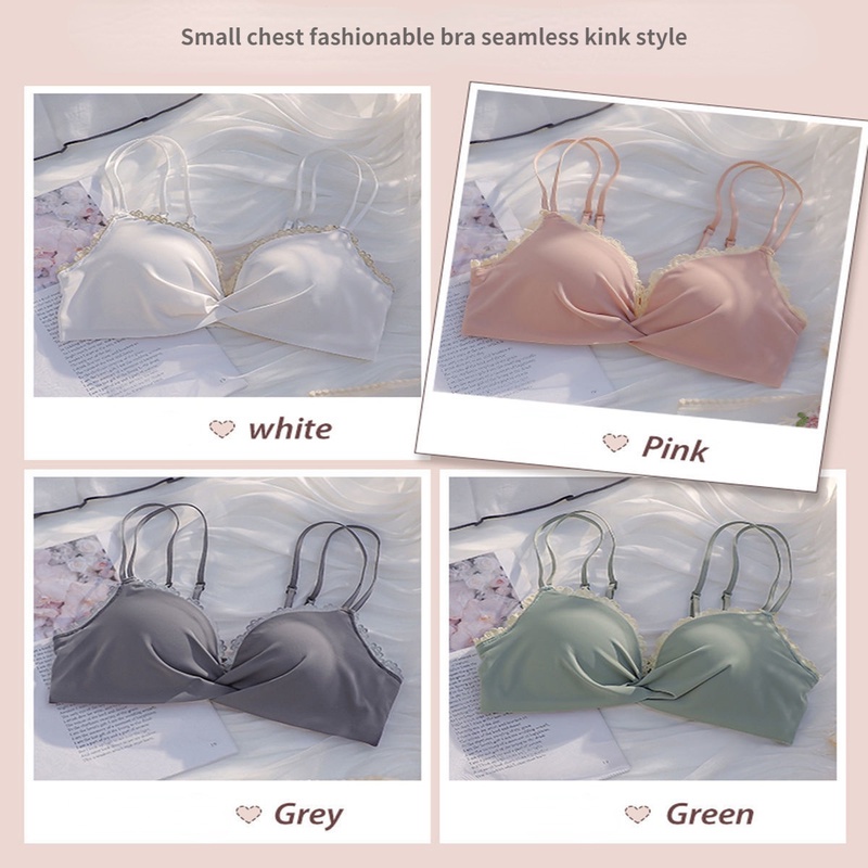 Áo Ngực Nhỏ Gọn Không Gọng Thép Xinh Xắn Kiểu Nhật Bản Cho Nữ