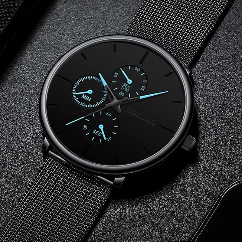 Đồng Hồ Quartz Siêu Mỏng Thời Trang Cho Nam