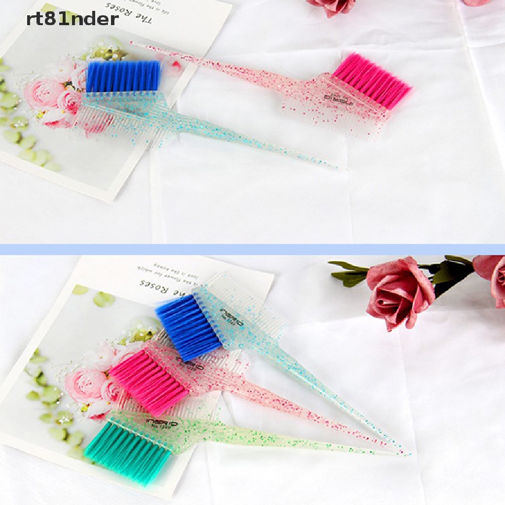 [Hàng mới về] Cọ nhuộm tóc sợi mềm màu kim tuyến thiết kế chuyên nghiệp cho salon