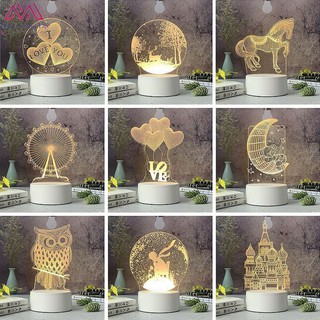Quà giáng sinh 🎁🌲đèn sáng tạo led 3D