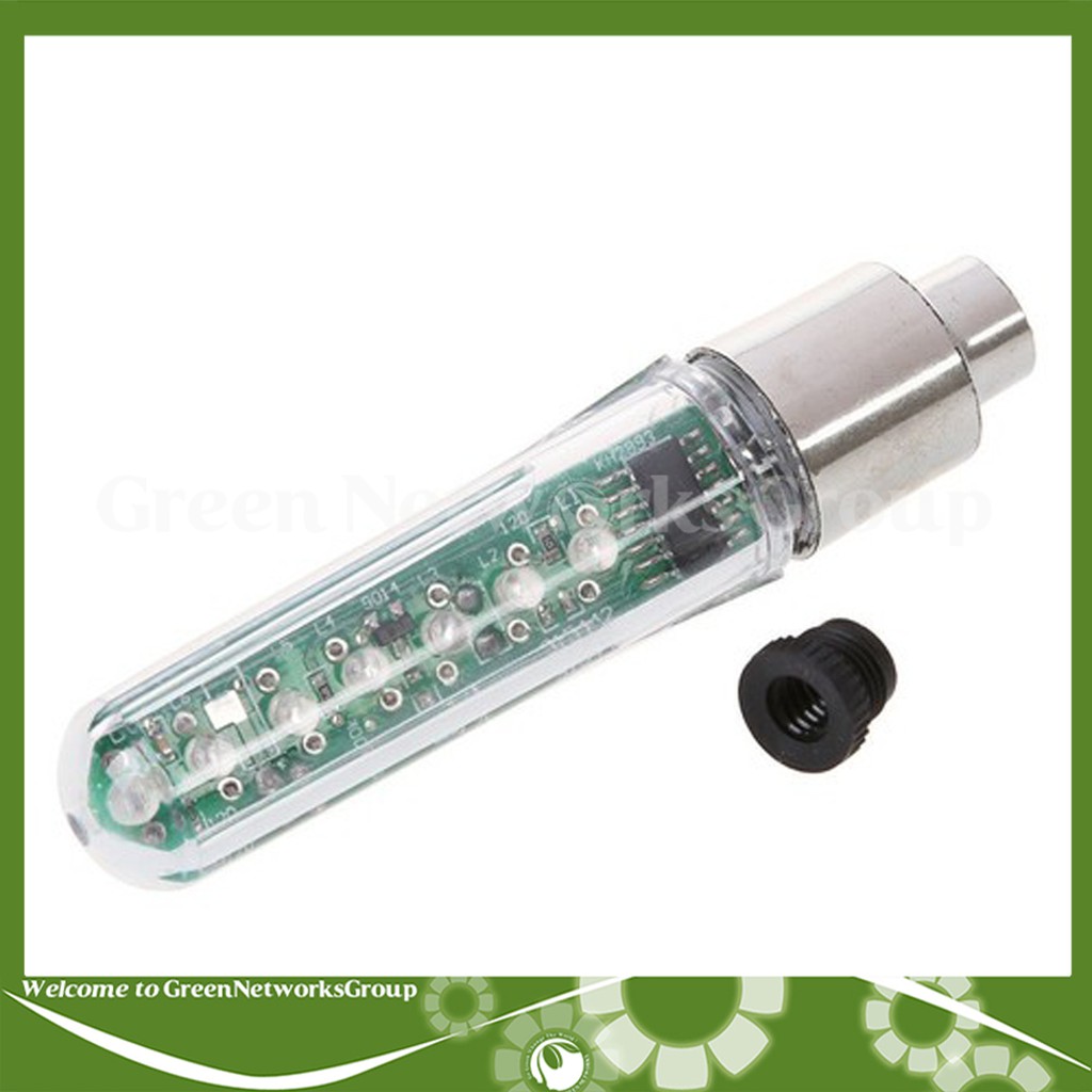 Đèn led van vòi phát sáng chạy ra chữ Greennetworks