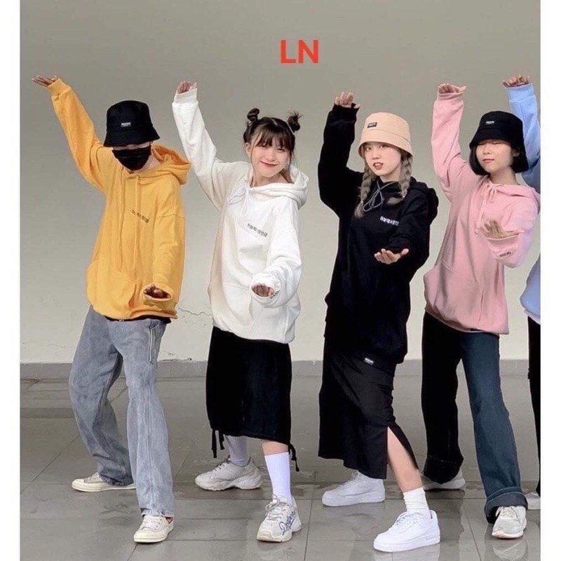 Áo hoodie nỉ bông và nỉ bông cổ tròn nam nữ bất kỳ