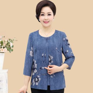 Áo voan lụa trung niên hàng nhập