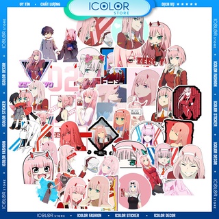 [50 STICKER chibi dễ thương] Sticker dán hoạt hình nhiều mẫu chống nước, dán mũ bảo hiểm vali laptop 073