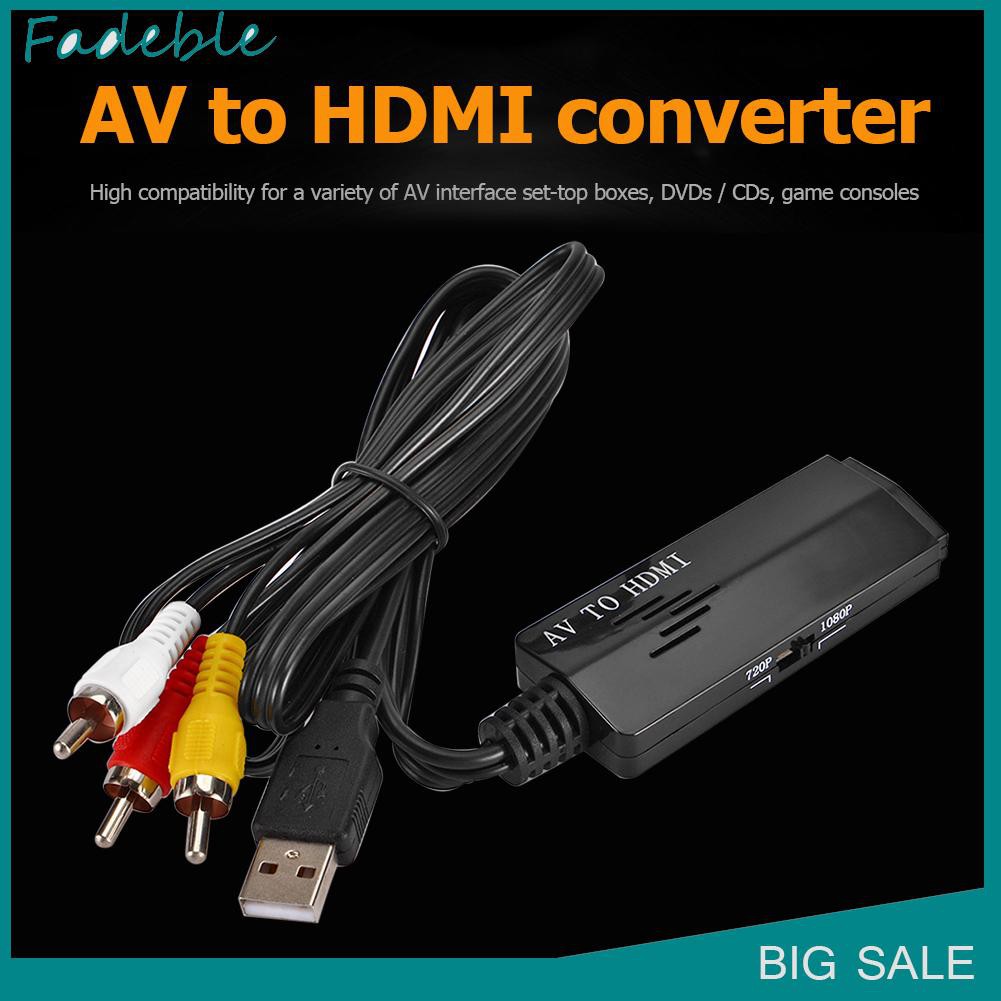 Bộ Chuyển Đổi Âm Thanh Av Đầu Đực Sang Hdmi Cái