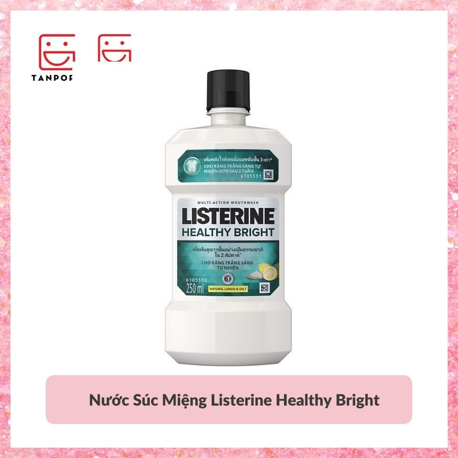 [Có sẵn] [Có sẵn] [Chính hãng] Nước Súc Miệng Listerine Healthy Bright