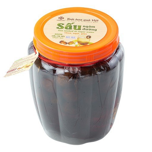 Nước Sấu Ngâm Đường Hồng Lam - Vị Chua Ngọt - Hũ (650g,1kg, 1,6kg, 2kg)