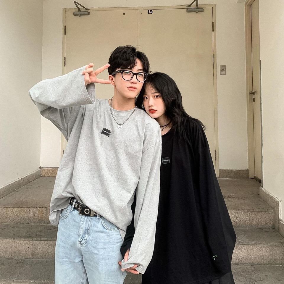 ÁO NỈ SWEATER REGODS CLUB Tay Dài Đen Xám mặc đôi Unisex